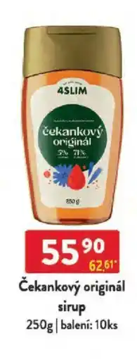 Qanto Čekankový originál sirup nabídka