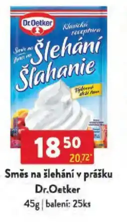 Qanto Směs na šlehání v prášku Dr.Oetker nabídka