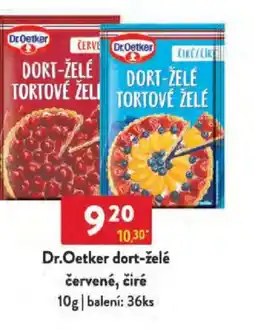 Qanto Dr.Oetker dort-želé červené, čiré nabídka