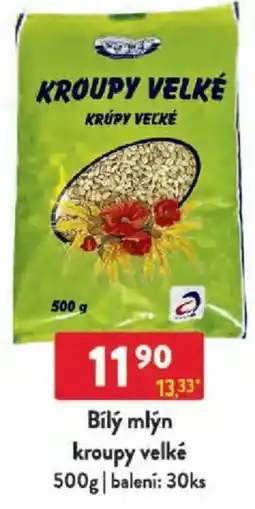 Qanto Bílý mlýn kroupy velké nabídka