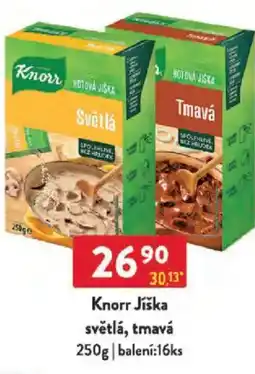 Qanto Knorr Jíška světlá, tmavá nabídka