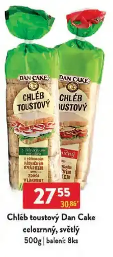 Qanto Chléb toustový Dan Cake celozrnný, světlý nabídka