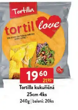 Qanto Tortilla kukuřičná 25cm 4ks nabídka