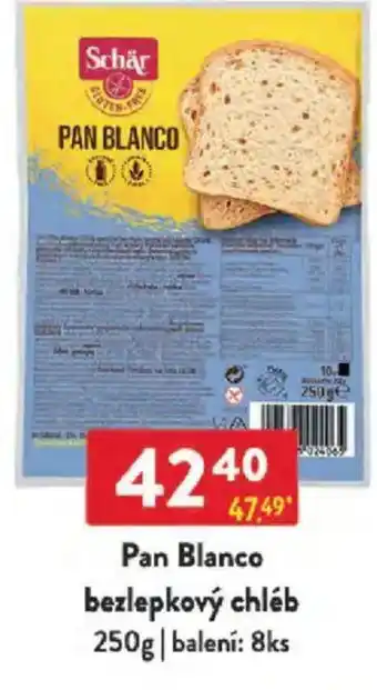 Qanto Schär Pan Blanco bezlepkový chléb nabídka