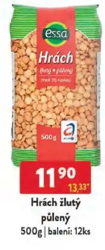 Qanto Essa Hrách žlutý půlený nabídka