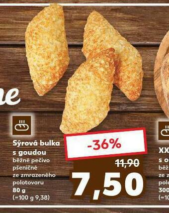 Kaufland Sýrová bulka s goudou nabídka