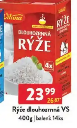 Qanto Vitana Rýže dlouhozrnná VS nabídka