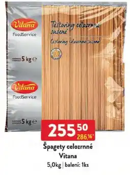 Qanto Špagety celozrnné Vitana nabídka