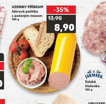 Kaufland Játrová paštika s pečeným masem nabídka