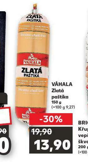 Kaufland Zlatá paštika nabídka