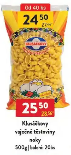 Qanto Klusáčkovy vaječné těstoviny noky nabídka