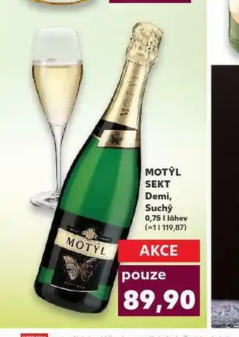 Motýl sekt