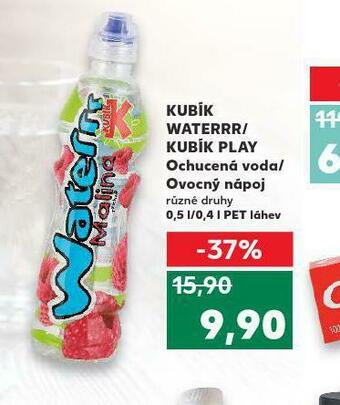 Kaufland Kubík waterrr / kubík play nabídka