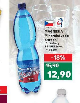 Kaufland Magnesia přírodní nabídka