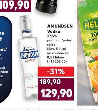 Kaufland Amundsen vodka nabídka