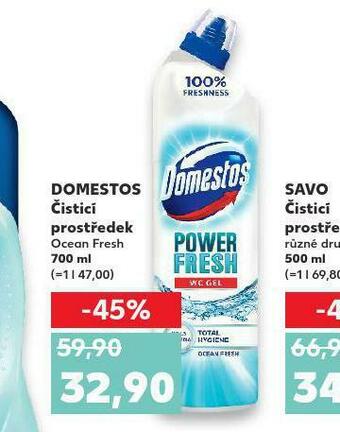Kaufland Domestos čistící prostředek nabídka