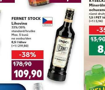 Kaufland Fernet stock nabídka