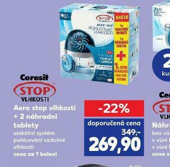 Kaufland Aero stop vlhkosti + 2 náhradní tablety nabídka