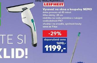 Kaufland Vysavač na okna a koupelny nabídka