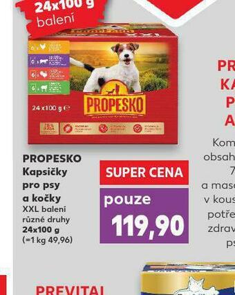 Kaufland Propesko kapsičky pro psy nabídka