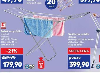 Kaufland Sušák na prádlo nabídka