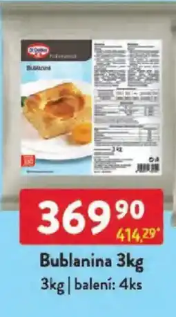 Qanto Dr. Oetker Bublanina nabídka