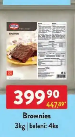 Qanto Dr. Oetker Brownies nabídka