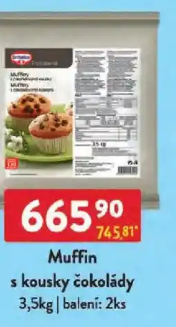 Qanto Dr. Oetker Muffin s kousky čokolády nabídka