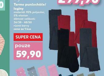 Kaufland Termo punčocháče / legíny nabídka