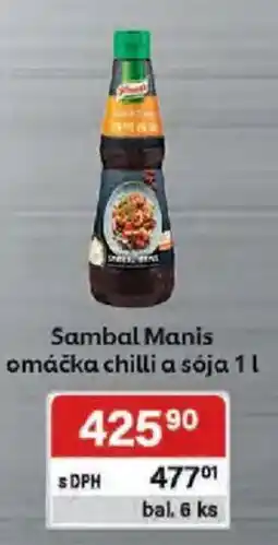 Qanto Knorr Sambal Manis omáčka chilli a sója nabídka