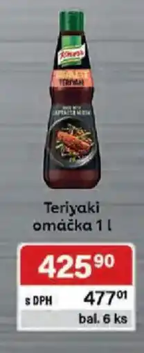 Qanto Knorr Teriyaki omáčka nabídka