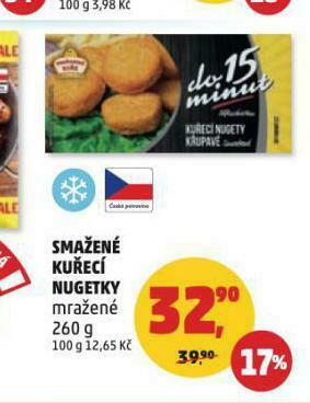 Penny Market Smažené kuřecí nugetky nabídka
