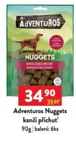 Qanto Adventuros Nuggets kančí příchuť' nabídka