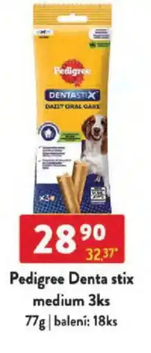 Qanto Pedigree Denta stix medium 3ks nabídka