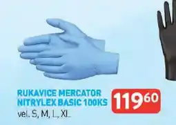 Qanto Rukavice mercator nitrylex basic 100ks nabídka