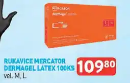 Qanto Rukavice mercator dermagel latex 100ks nabídka