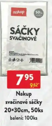 Qanto Nakup svačinové sáčky nabídka