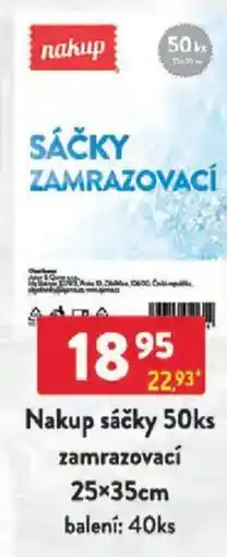 Qanto Nakup sáčky zamrazovací nabídka