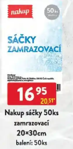 Qanto Nakup sáčky zamrazovací nabídka