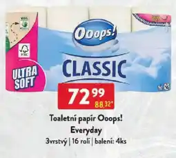 Qanto Toaletní papír Ooops! Everyday nabídka