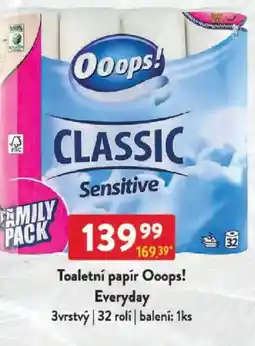 Qanto Toaletní papír Ooops! Everyday nabídka