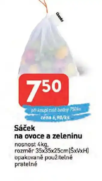 Qanto Sáček na ovoce a zeleninu nabídka