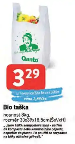 Qanto Bio taška nabídka