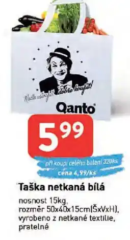 Qanto Taška netkaná bílá nabídka