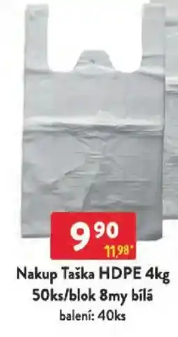 Qanto Nakup Taška HDPE/blok 8my bílá nabídka