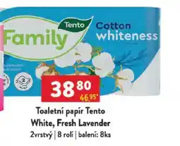 Qanto Toaletní papír Tento White, Fresh Lavender nabídka