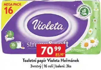 Qanto Toaletní papír Violeta Heřmánek nabídka