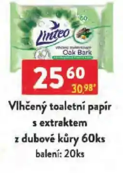 Qanto Vlhčený toaletní papír s extraktem z dubové kůry nabídka