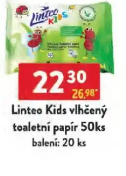 Qanto Linteo Kids vlhčený toaletní papír nabídka