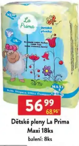 Qanto Dětské pleny La Prima Maxi nabídka